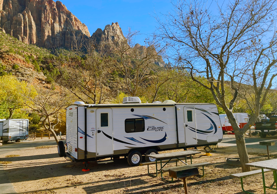 Camping Trailer Rentals in Zion