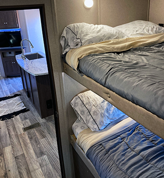 The Hideout Trailer Bunk Beds